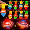 24PCS Light Up Spinning Tops Glow Party Favors for Kids 3-5 4-8 8-12 Easter Goodie Bag Stuffers Birthday Return Gifts Classroom Treasure Box Toys Carnival Prize Fidget Spinner Bulk Toddler Boy Girl view 1