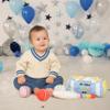 My First Cricket Kit | Cotton Soft Plush Toy | Gift Baby and Infant 0+ Months | 3 Soft Sensory Cricket Balls  Rattle, Crinkle, Squeaker & 1 Rainbow Rattle Cricket Bat | Safe, Fun, Educational view 2