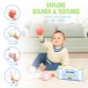 My First Cricket Kit | Cotton Soft Plush Toy | Gift Baby and Infant 0+ Months | 3 Soft Sensory Cricket Balls  Rattle, Crinkle, Squeaker & 1 Rainbow Rattle Cricket Bat | Safe, Fun, Educational view 4