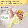 2 Pack Baby Hooded Towel,Viscose for Bamboo Baby Bath Towels Soft for Newborn, Baby Girls Shower Gifts, Bath Essential for Toddlers Girls (Lemon, 29x 29) view 2