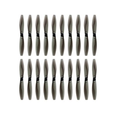 10 Pairs L-DARC 65mm Propeller 1.0 1.5mm Hole 2 Blades Paddle CW CCW Props PC Propellers for Toothpick Frame DIY RC Drone(Red - 1.0mm)