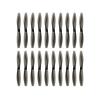 10 Pairs L-DARC 65mm Propeller 1.0 1.5mm Hole 2 Blades Paddle CW CCW Props PC Propellers for Toothpick Frame DIY RC Drone(Red - 1.0mm) view 1