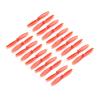 10 Pairs L-DARC 65mm Propeller 1.0 1.5mm Hole 2 Blades Paddle CW CCW Props PC Propellers for Toothpick Frame DIY RC Drone(Red - 1.0mm) view 2