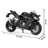 Collection 1/18 Motorcycle Model Diecast Metal Motorbike Collectibles for Kawasaki Ninja ZX10-RR view 2