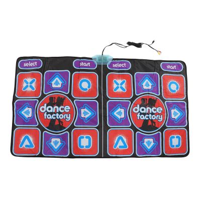 Gavigain Dance Mat, Musical Electronic Double User Dance Mat Portable Foldable Non Slip Dancing Pad to Improve Hand Foot Coordination Development Ability for Kids and Adults