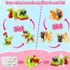 20pcs Animal Mini Building Blocks Valentine Party Favor for Kids Return Gifts Birthday Goodie Bag Stuffer Class Prize Box Toys Small Bulk Pinata Filler End of School Year Gift Boy Girl 4-8 8-12 view 2