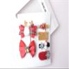 MerciBand Handmade Merrychry Hair Clip (6pcs/set) [Christmas season limited]  Hair Accessory, Made in Korea, Gift-Ready Packaging view 2