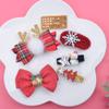 MerciBand Handmade Merrychry Hair Clip (6pcs/set) [Christmas season limited]  Hair Accessory, Made in Korea, Gift-Ready Packaging view 3