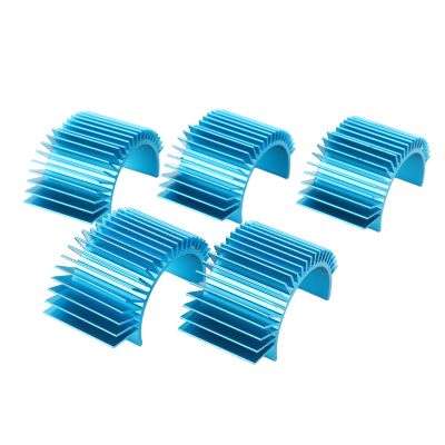 Motor Heatsink, 5Pcs Electric Engine Motor Heatsink, Aluminium Alloy 36mm Motor Cooling Heat Sink for 540 550 Brushed Motor for 3650 3660 Brushless Motor