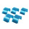 Motor Heatsink, 5Pcs Electric Engine Motor Heatsink, Aluminium Alloy 36mm Motor Cooling Heat Sink for 540 550 Brushed Motor for 3650 3660 Brushless Motor view 1