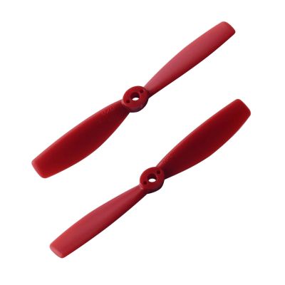1 Pair 5045 2 Blade Straight Propeller CW CCW Propeller for 2204 2205 Brushless Motor FPV Drone(Red)