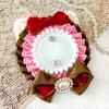 Ge Trigger Cake Style Rosette Rabbit and Cat Ears Can Badge Pain Rosette 2.2 inches (56 mm), 2.2 inches (57 mm), 2.3 inches (58 mm) view 4