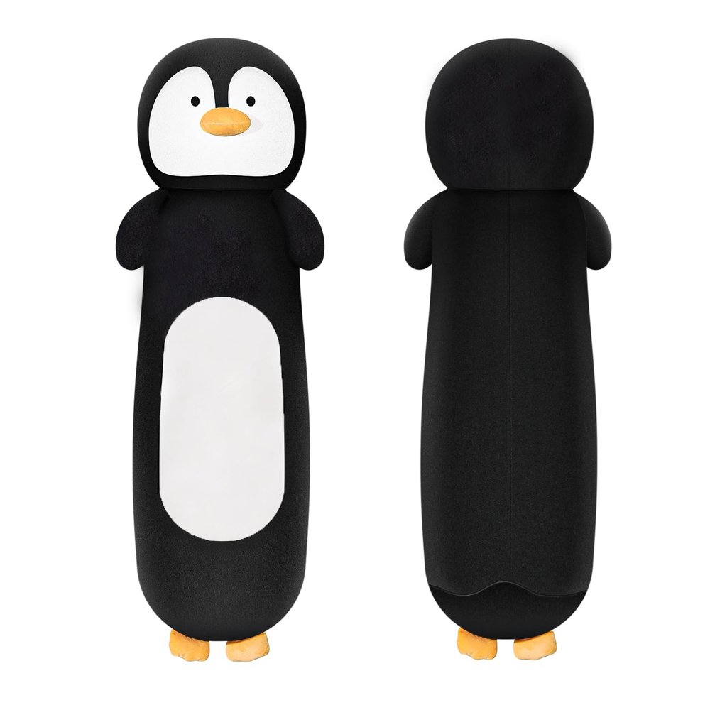 36 Long Penguins Plush Body Pillow, Cute Giant Black Penguin Stuffed Animals, Big Penguins Squishy Soft Plushies Toy, Gifts for Kids Girls and Boys, Birthdays, Halloween, Christmas