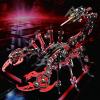 Scorpion 3D Metal Puzzles Kits for Adults Teens  454 Pcs  Mechanical Assembly Models  4 Hours to Build  Ideal for Gifts and Decorations (Black and Red) view 4