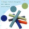 Sensory Chew Necklace for Boys and Girls, 11 Pack Stretch Chewing Necklaces for Kids with Autism ADHD SPD, Oral Motor Aids Chew Toys Reduce Fidgeting for Kids Chewer (11) view 3
