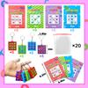 Tic Tac Toe Valentines Day Gifts for Kids Classroom,20 Pack Tic Tac Toe Game Keychains w/ Class Exchange Cards for Boys Girls,Valentine Non Candy Treats Goodie Bag Stuffers School Party Favors Prizes view 2