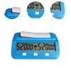 Luwecf Digital Chess Clock, Portable Chess Timer with Memory Function and Voice Reminder for Two-Player Board Games, Blue view 3