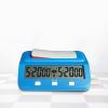 Luwecf Digital Chess Clock, Portable Chess Timer with Memory Function and Voice Reminder for Two-Player Board Games, Blue view 4