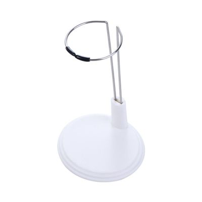 Doll Action Figure Stands Plastic Toy Figures Stand Display Holder Cute Adjustable Metal Bracket Doll Stands Accessories(White for 35cm Doll)