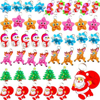 PSDFH 100 Packs Funny Christmas Mini Assorted fidgets Toys for Kids Children Classroom Students Gift from Teacher,Birthday Party Favors