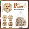 120 Pcs Round Tuit Tokens Bulk Polished Wooden Coins When You Get a Round to It Wooden Nickels with Organza Bag for Inspirational Gift Students Colleague Family view 2