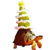 PUMEXFE Cosplay Sweater for Turtle - Handmade Winter Warm Knitted Turtle Clothes with Adjustable Strap Small Animal Apparel for Christmas Halloween Party Costume Photo Shot (Christmas Tree,13 Inch) view 1