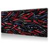DHYYDSQZ Playmat for MTG, Game Play Mat Card Game Playing 24 x 14 inches Tabletop Magic Play Mats Non-Slip Rubber Base and Stitched Mousepad Desk Mats Playmats for MTG TCG and Other Card Games,Bullets view 1