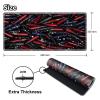DHYYDSQZ Playmat for MTG, Game Play Mat Card Game Playing 24 x 14 inches Tabletop Magic Play Mats Non-Slip Rubber Base and Stitched Mousepad Desk Mats Playmats for MTG TCG and Other Card Games,Bullets view 2