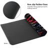 DHYYDSQZ Playmat for MTG, Game Play Mat Card Game Playing 24 x 14 inches Tabletop Magic Play Mats Non-Slip Rubber Base and Stitched Mousepad Desk Mats Playmats for MTG TCG and Other Card Games,Bullets view 4