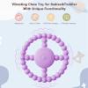 Vibrating Sensory Chew Toy  Baby Teether for 6-12 8-18 Months, Autism Sensory Toys for Kids, Toddler Travel Essential & 1-2 Year Old Christmas Boys Girls Gift Idea (Purple) view 2