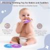 Vibrating Sensory Chew Toy  Baby Teether for 6-12 8-18 Months, Autism Sensory Toys for Kids, Toddler Travel Essential & 1-2 Year Old Christmas Boys Girls Gift Idea (Purple) view 4
