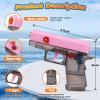 2 Pack Water Guns for Kids - Squirt Gun Water Blaster Soaker Water Pistol Toys for Toddlers Child Boys Girls, Ideal Summer Gifts for Swimming Pool Beach Party Outdoor Water Fighting Toy view 3