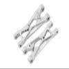 Aluminum 7075 Alloy Rear Lower Arms for LOSI 1:24 Micro-B 2WD Buggy RTR-LOS00007 / 1:28 Micro-T 2S 2WD RTR Stadium Truck-LOS-1392 Upgrades - Silver view 1