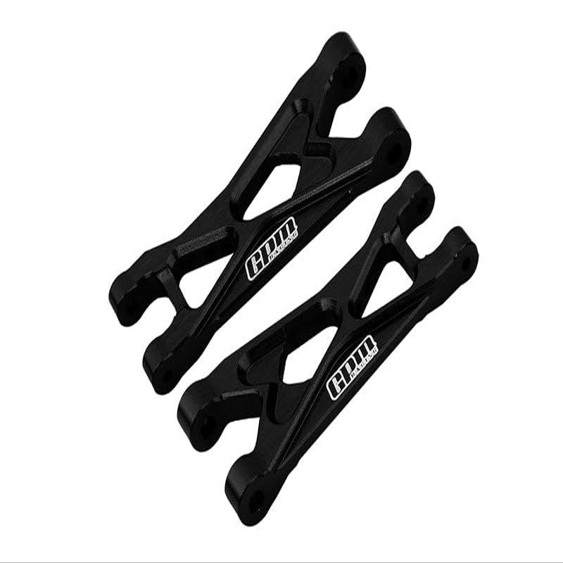 Aluminum 7075 Alloy Rear Lower Arms for LOSI 1:24 Micro-B 2WD Buggy RTR-LOS00007 / 1:28 Micro-T 2S 2WD RTR Stadium Truck-LOS-1392 Upgrades - Black