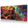 DHYYDSQZ Playmat for MTG, Game Play Mat Card Game Playing 24 x 14 inches Tabletop Magic Play Mats Non-Slip Rubber Base and Stitched Mousepad Desk Mats Playmats for MTG TCG,Beautiful Woman Guitar view 1