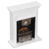 1:12 Dollhouse Fireplace Simulation Cute Vivid Decorative Miniature Fireplace Toy for Dollhouse Accessories view 4
