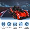 BEUDUOQI 12V7AH Kids Go Kart, Go Kart w/Drift Race Pedal, 390W Extra Powerful Motors,Go Kart with Rocking Mode, Mood Light, Shock Springs Reduce Bumps, Handling for Boys and Girls,Red view 3
