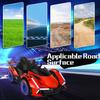 BEUDUOQI 12V7AH Kids Go Kart, Go Kart w/Drift Race Pedal, 390W Extra Powerful Motors,Go Kart with Rocking Mode, Mood Light, Shock Springs Reduce Bumps, Handling for Boys and Girls,Red view 4