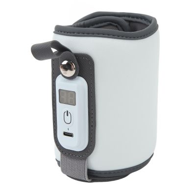 SENECESLI Bottle Warmer, Portable Baby Bottle Warmer for Breastmilk or Formula, 5 Level Accurate Temperature Control, USB Powered Fast Heating Baby Milk Warmer with LCD Dsplay
