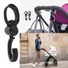 4pcs Stroller Hooks, Walker Hooks Wheelchair Hanging Hooks, 360 Rotation Baby Stroller Hooks Stroller Hanger Diaper Bag Hanger Stroller Bags Purse Organizer Stroller Wheelchair Walker Accessories. view 4