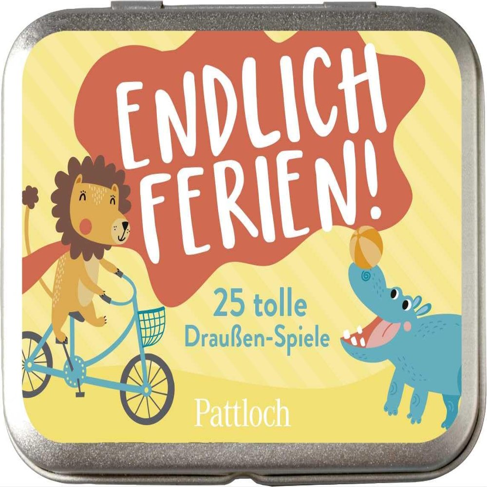 Pattloch Endlich Ferien! 25 Tolle Drauen-Spiele: Originelle Outdoor-Spielideen fr unbeschwerte Ferientage | Ideale Beschftigung fr Kinder ab 5 Jahren