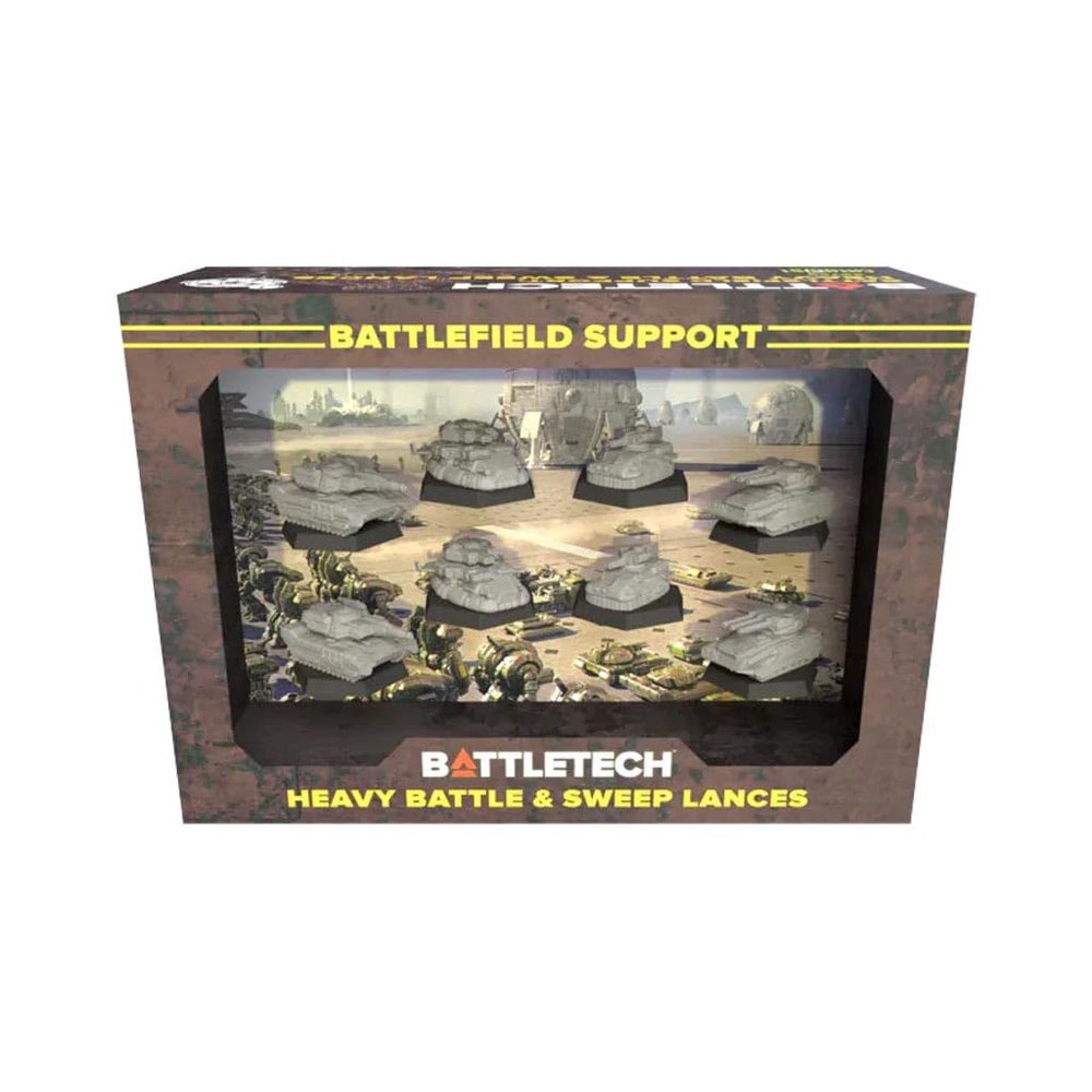 Catalyst Game Labs - BattleTech: Battlefield Support - Heavy Battle & Sweep Lances, for Ages 14 and Up