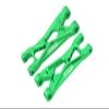 Aluminum 7075 Alloy Rear Lower Arms for LOSI 1:24 Micro-B 2WD Buggy RTR-LOS00007 / 1:28 Micro-T 2S 2WD RTR Stadium Truck-LOS-1392 Upgrades - Green view 1