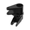 Axle Tube Link Mount Set, Aluminum Counterweight Increase Link Rod Mount Adapter for SCX10 PRO, Enhance RC Car Stability and Climbing Performance (Black) view 2