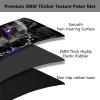 DHYYDSQZ Playmat for MTG, Game Play Mat with Zones for MTG TCG Card Game Playing 24 x 14 inches Trading Card Game Playmats Non-Slip Rubber Base and Stitched Mousepad Desk Mats, Purple Eyes Cat view 3