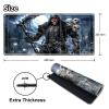 DHYYDSQZ Playmat for MTG, Game Play Mat with Zones for MTG TCG Card Game Playing 24 x 14 inches Trading Card Game Playmats Non-Slip Rubber Base and Stitched Mousepad Desk Mats, Grim Skulls Reaper view 2