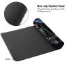 DHYYDSQZ Playmat for MTG, Game Play Mat with Zones for MTG TCG Card Game Playing 24 x 14 inches Trading Card Game Playmats Non-Slip Rubber Base and Stitched Mousepad Desk Mats, Grim Skulls Reaper view 4