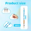 Gosknor 20pcs Toy Inspired Pencils, Wooden Cartoon Story Pencils with Eraser Cute Cow Print Pens for Kids Party Favors Birthday School Office Supplies Classroom Reward view 2