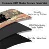 DHYYDSQZ Playmat for MTG, Game Play Mat with Zones for MTG TCG Card Game Playing 24 x 14 inches Trading Card Game Playmats Non-Slip Rubber Base and Stitched Mousepad Desk Mats, Black Cat view 3