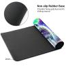 DHYYDSQZ Playmat for MTG, Game Play Mat with Zones for MTG TCG Card Game Playing 24 x 14 inches Trading Card Game Playmats Non-Slip Rubber Base and Stitched Mousepad Desk Mats, Howling Wolf Moon view 4